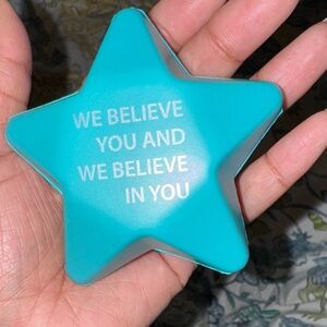 Star Stress Ball believe in you motivational inspiration office work decor 3in